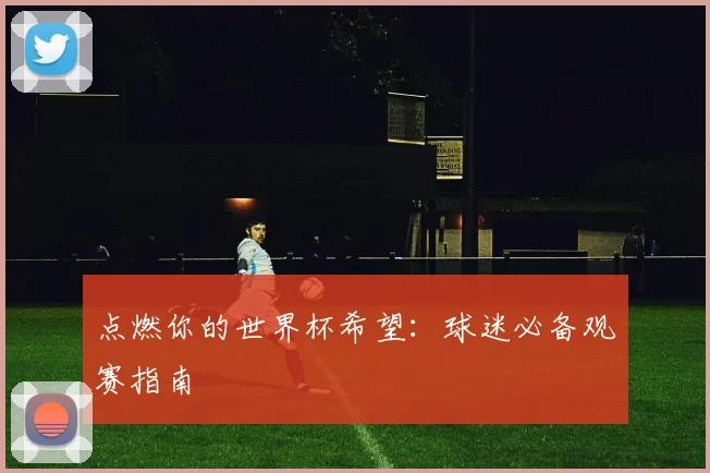 点燃你的世界杯希望：球迷必备观赛指南